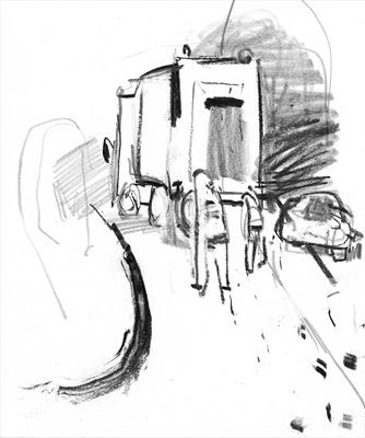 Voyagage of the Dustbin Lorry Drawing 5