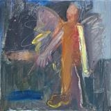 Angel 1 by Jeremy Scrine, Painting, Oil on canvas