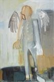 Angel 4 by Jeremy Scrine, Painting, Oil on canvas