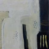 Chant d'oiseau en pierre by Jeremy Scrine, Painting, Oil on canvas