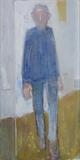 Walking Man 2 by Jeremy Scrine, Painting, Oil on canvas